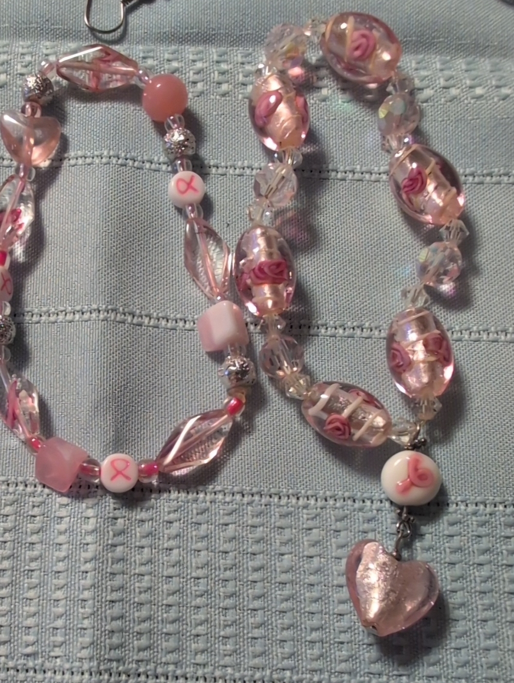 Large Lot Of Women’s Pink Jewelry - Pink Ribbon - Picture 2 of 8